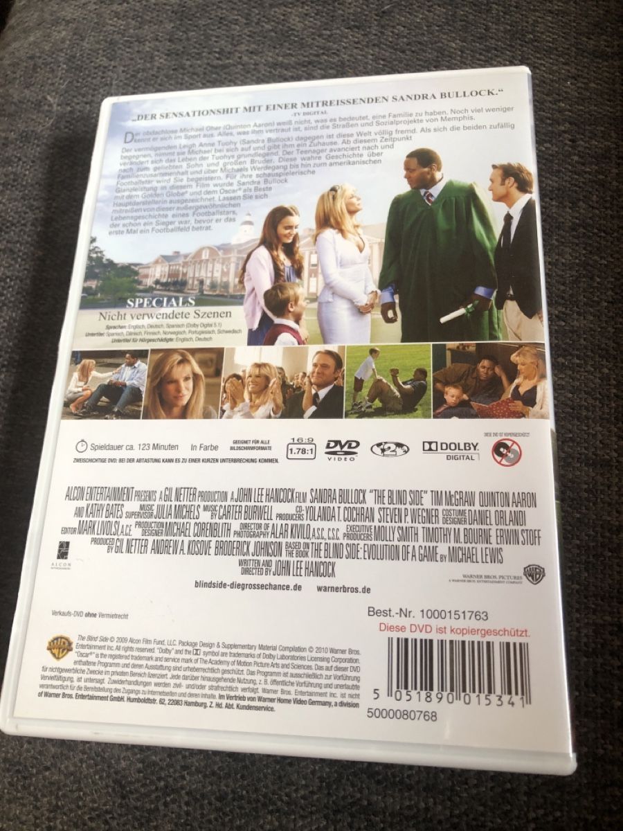 Tutti i DVDs: DVD, BLIND SIDE DIE GROSSE CHANCE – Usato da Balsthal venduto da Katzenfan99 1