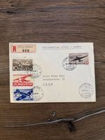 Jubiläumsflug Züri-Genf Brief 20.IX.44 Luftpost Feldpost