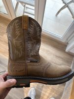 Ariat Western Boots Brown Leather Size Unknown Used