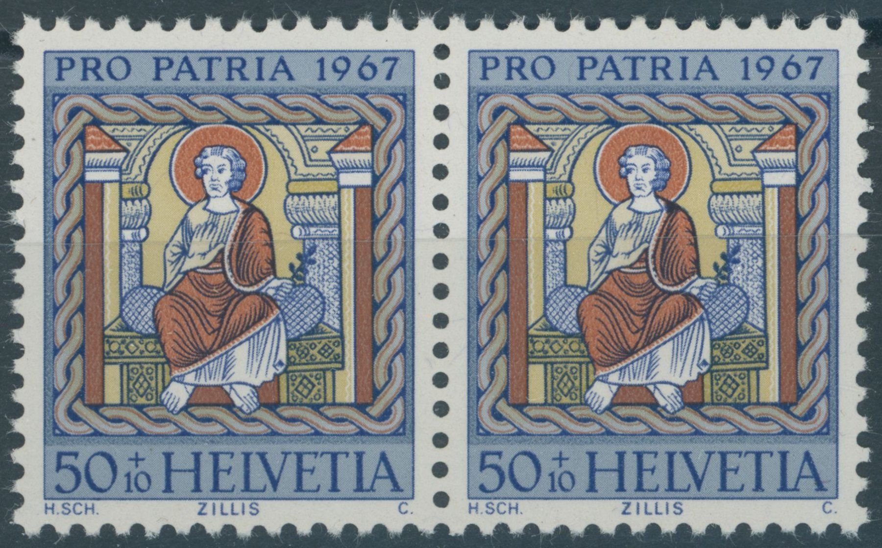 Tutti i francobolli: 1967 - Pro Patria - Abart - postfrisch ** – Nuovo (secondo la descrizione) da Schindellegi venduto da leecollect