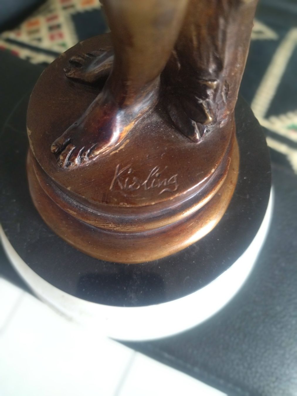 Statuette: Statuette Art Déco "Femme à la cruche" – Usato da Neuchâtel venduto da Maostong01 1