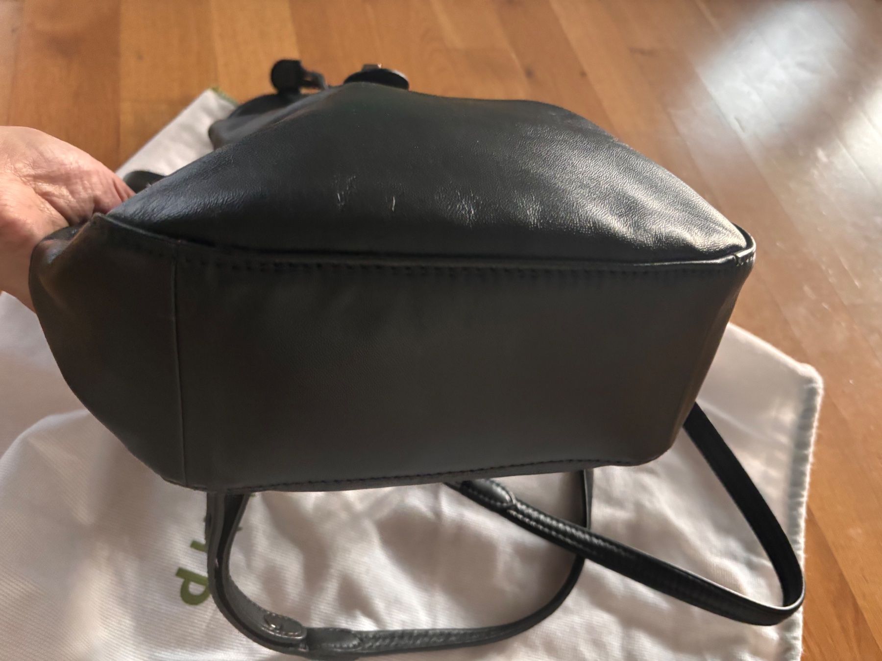 Longchamp Zaini: Longchamp Black Leather Backpack - Used, Great Condition! – Usato da Fribourg venduto da aix_fs82 5