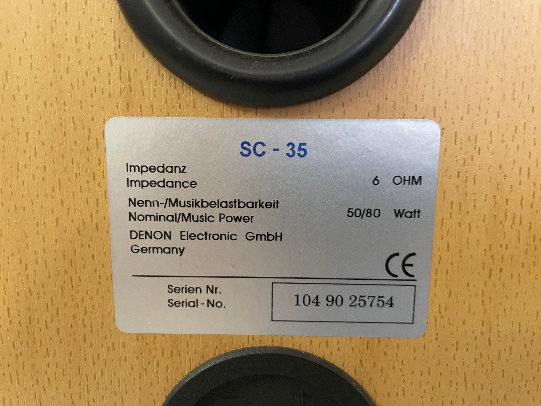 Denon Haut-parleurs: DENON SC 35 Lautsprecher / haut-parleurs – D'occasion à La Croix (Lutry) par netrajet 3
