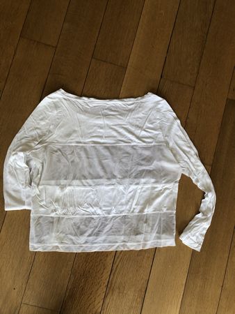 Reebok Weisses Sport Shirt mit langen Aermeln, Gr S