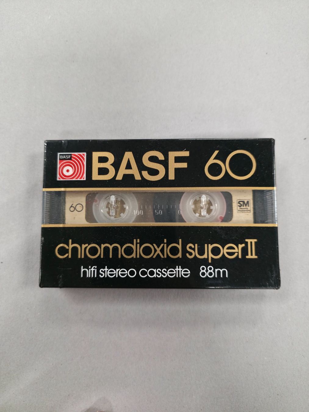 Kompaktkassetten: BASF 60 Chromdioxid Super II Kassette 88m - NOS – Neu und originalverpackt aus Dietlikon von litisop