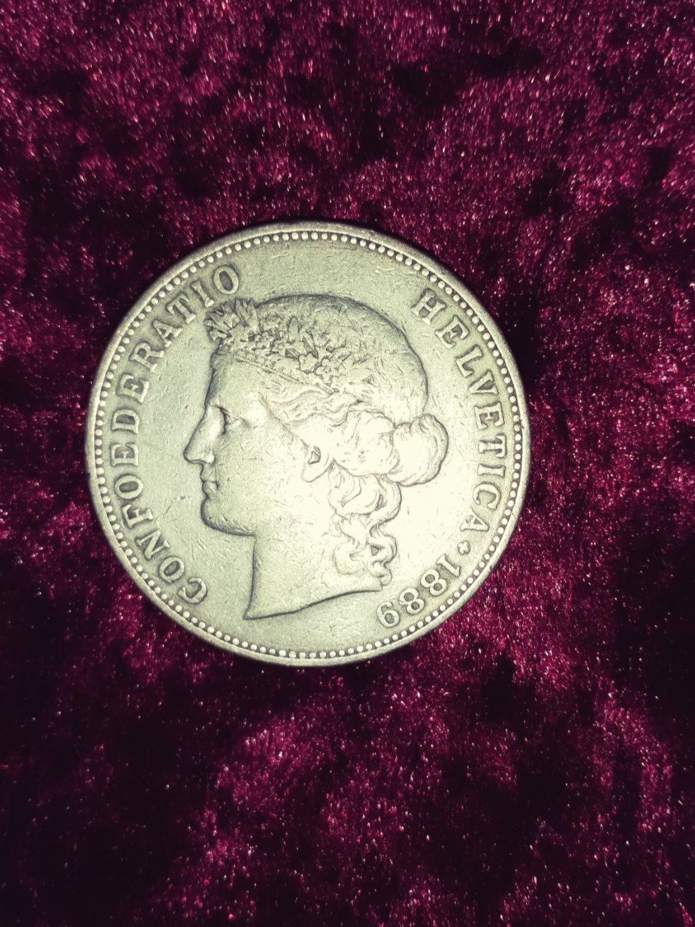 Tutti le monete: CH, 5 Franken/Francs/Franchi 1889 – Usato da Gordola venduto da ale_5wbc 2