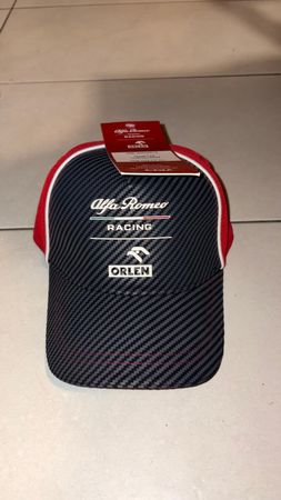 🔥 Alfa Romeo Racing Cap Carbon Look NEU – selten!