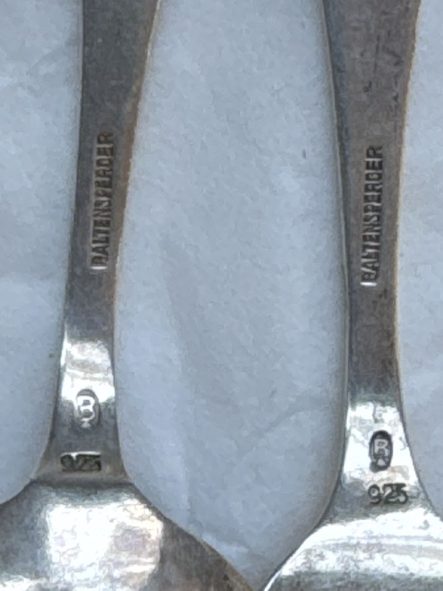 Set di posate: Baltensperger Babybesteck Silber 925 – Usato da Zürich venduto da Brockiwelt 3