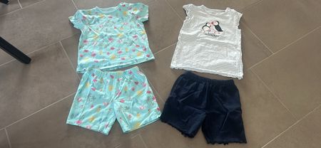 Sommer Pyjama , 4-teilig, Gr. 98/104 Top Zustand