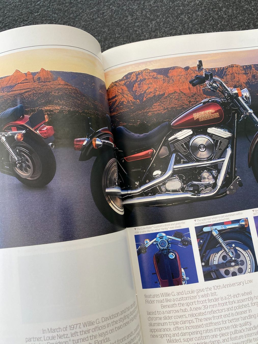 Documenti: Harley-Davidson Prospekt, Katalog, Broschüre 1987 – Usato da Niederhasli venduto da Berno 4