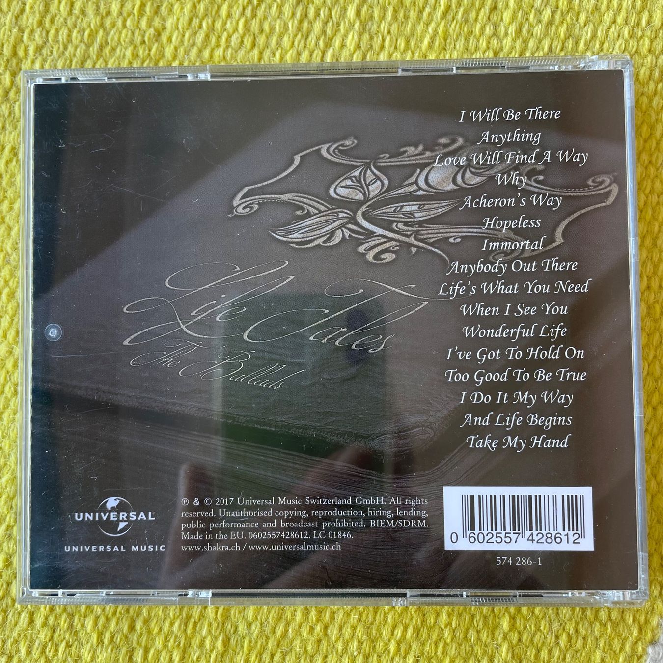 CD: SHAKRA-LIFE TALES THE BALLADS – Usato da Rorschacherberg venduto da CD-Roli 1