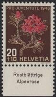 20 Rp. Rostblättrige Alpenrose mit TAB (deutsch)