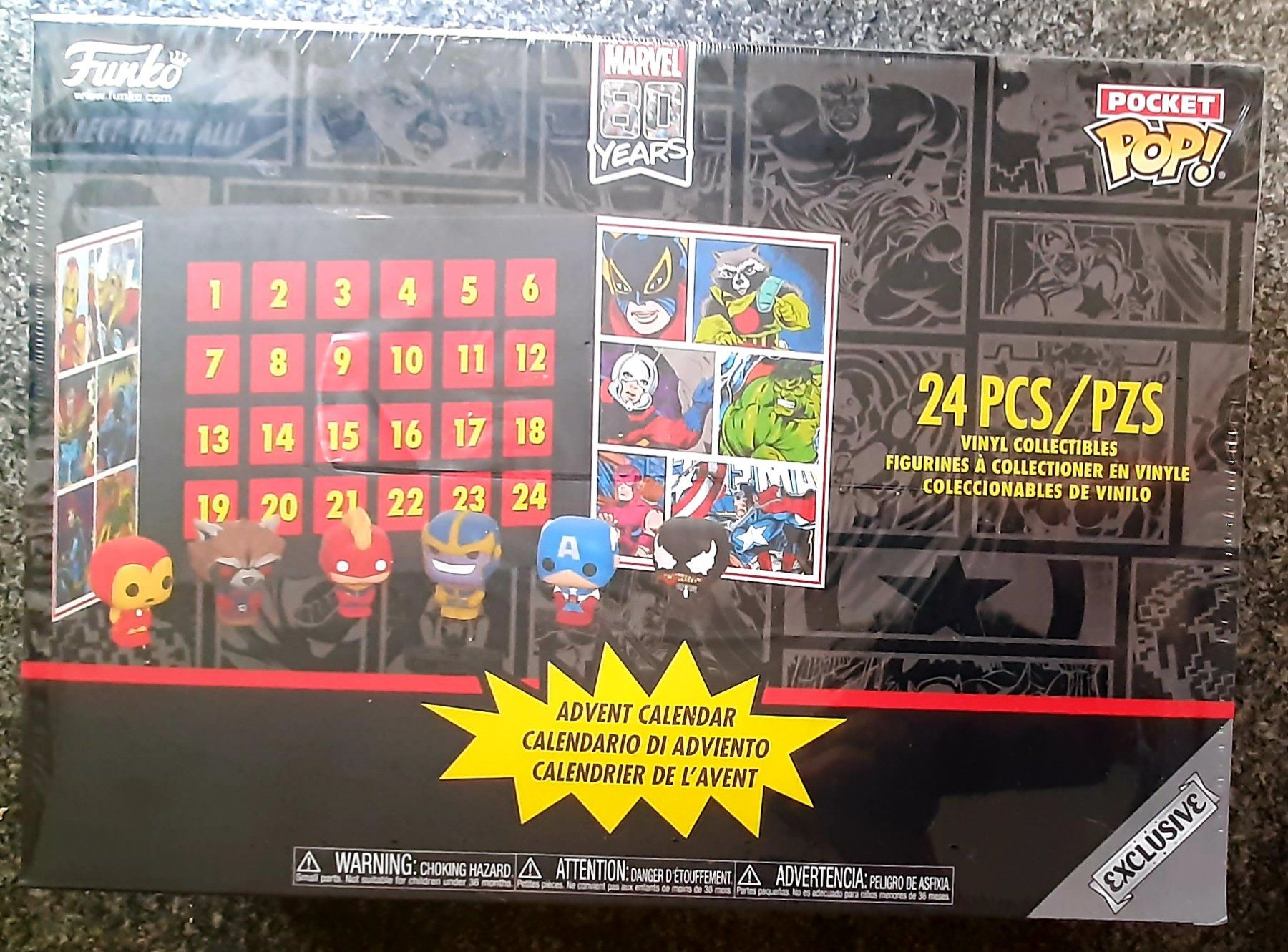 Funko Statuette: Calendrier Pop  MARVEL – Nuovo e nell'imballaggio originale da Montet (Glâne) venduto da KOADA 1