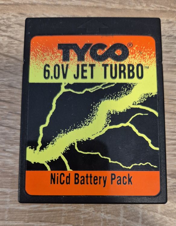 Rechargeable Battery V Jet Turbo Nicd Tyco R/C V Jet Turbo Akku