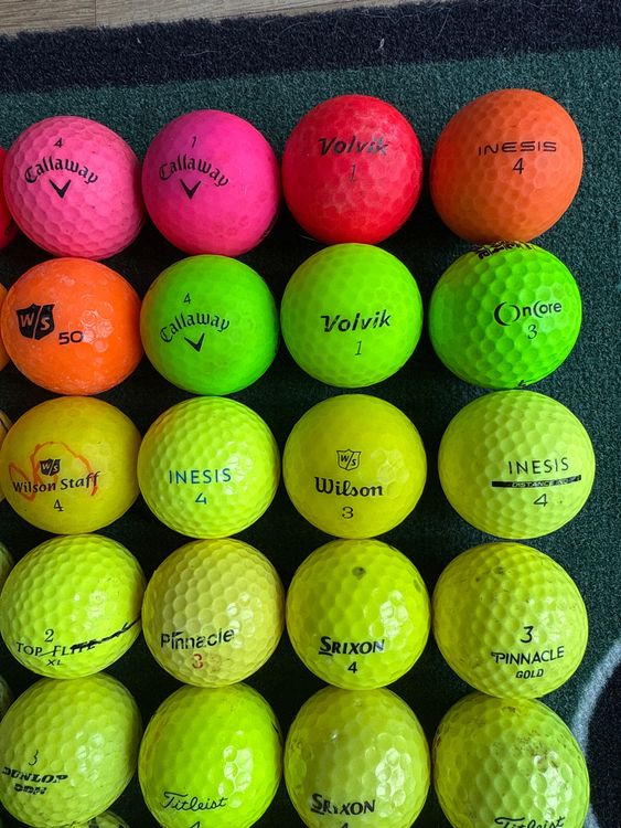 50 Stück Golfball-Marker Set – Bunte, Runde Positionsmarkierungen Aus Stabilem Kunststoff