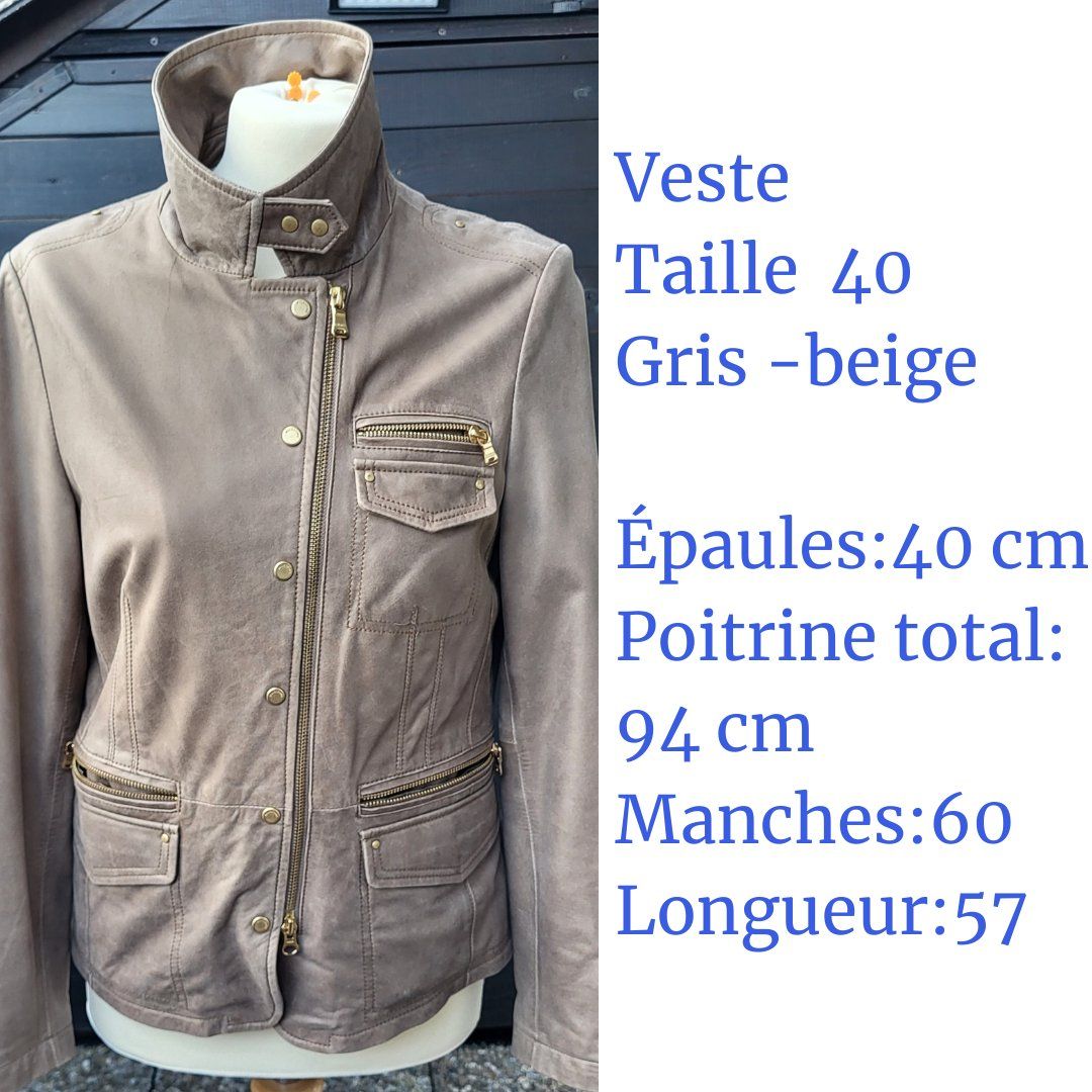 Giacche: Veste en cuir – Nuovo (secondo la descrizione) da Fribourg venduto da VictoriaShop7 7