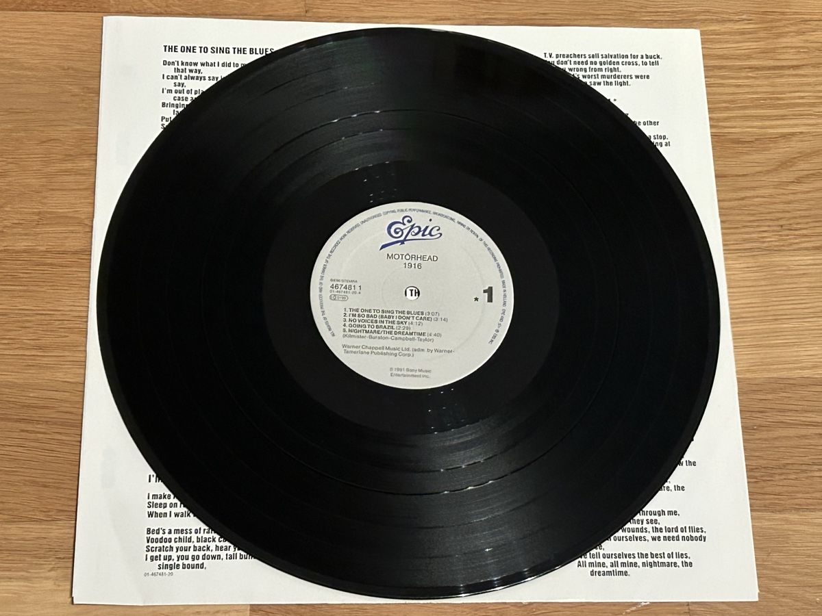 Dischi in vinile: Motörhead. 1991. 1916 – Usato da Faulensee venduto da Mizuno06 3