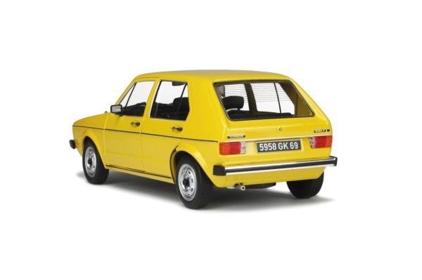 Volkswagen Modellini d'auto: VW GOLF 1 L, Massstab 1:18, Gelb – Nuovo e nell'imballaggio originale da Erlenbach im Simmental venduto da Model_box 5