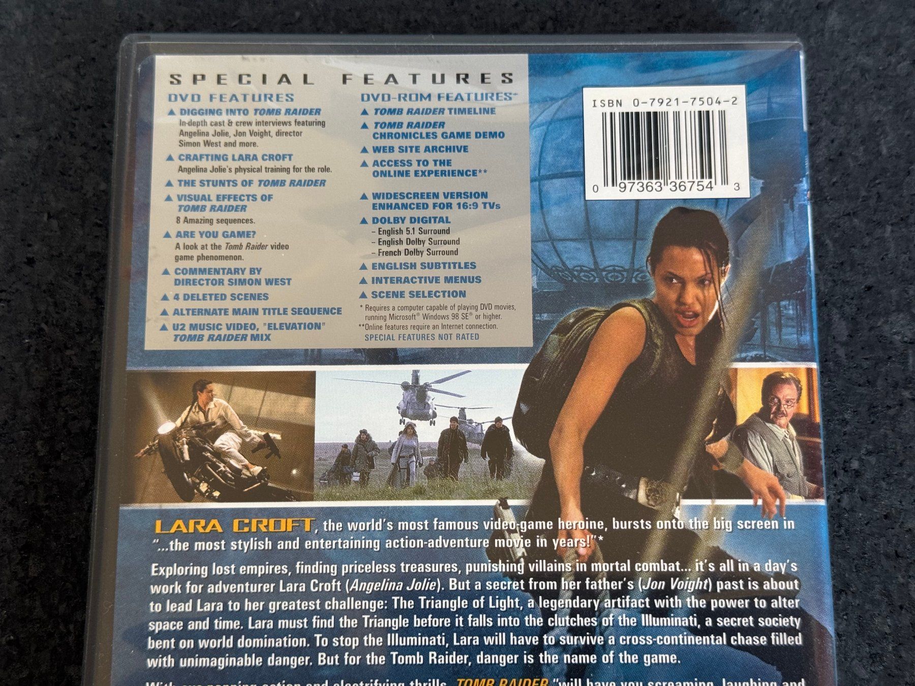 Tutti i DVDs: Lara Croft TOMB RAIDER DVD EN Ländercode1 – Usato da Fribourg venduto da tschjoly 2