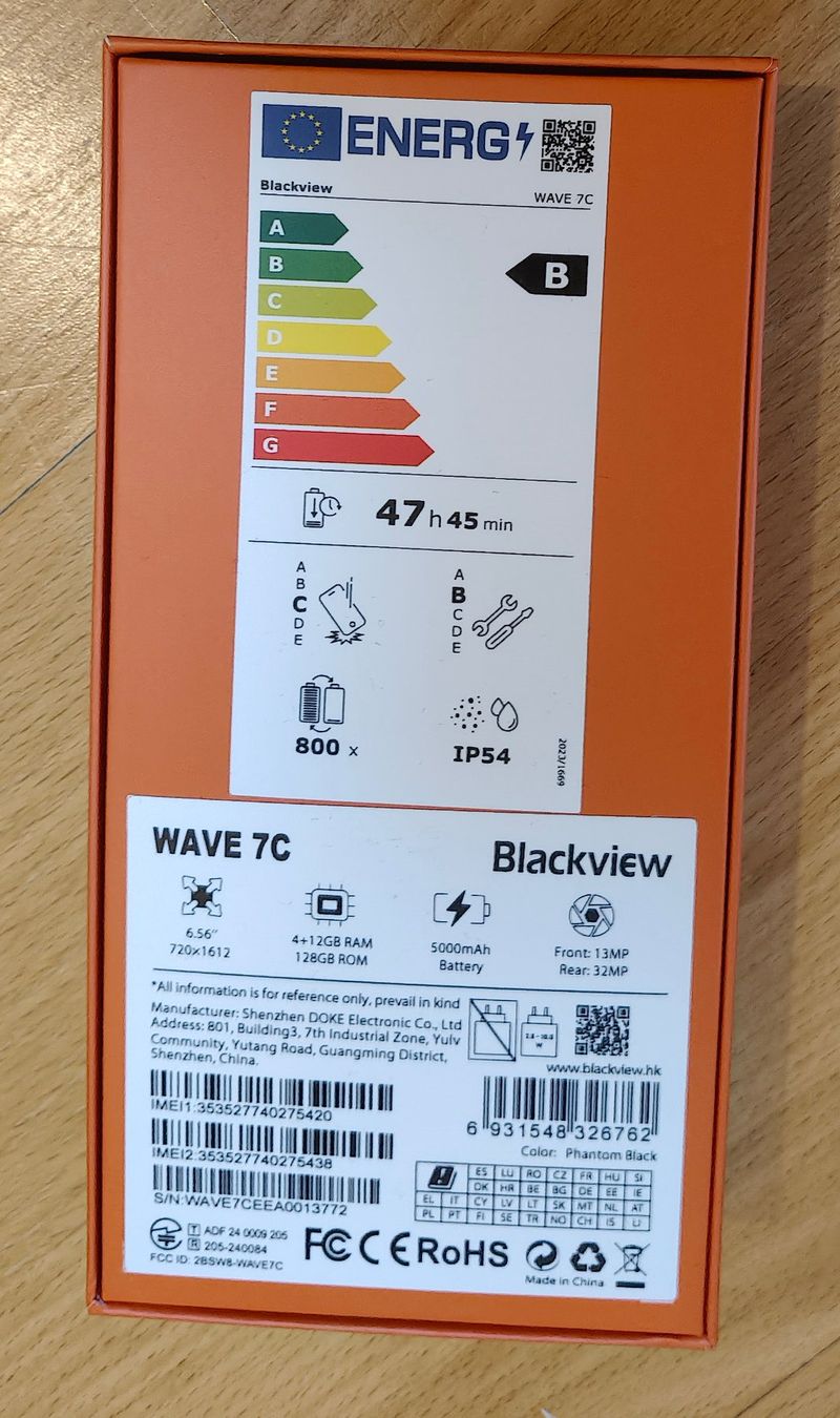 Blackview Telefoni cellulari / Smartphones: Blackview Wave 7C Android 16 GB – Usato da Heerbrugg venduto da sve_p826 1