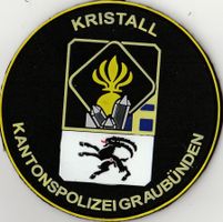 KaPo GR Kristall Polizei-Abzeichen Patch mit Klett.