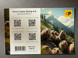 Swiss Crypto Stamp 4.0 – Special Edition "silber"
