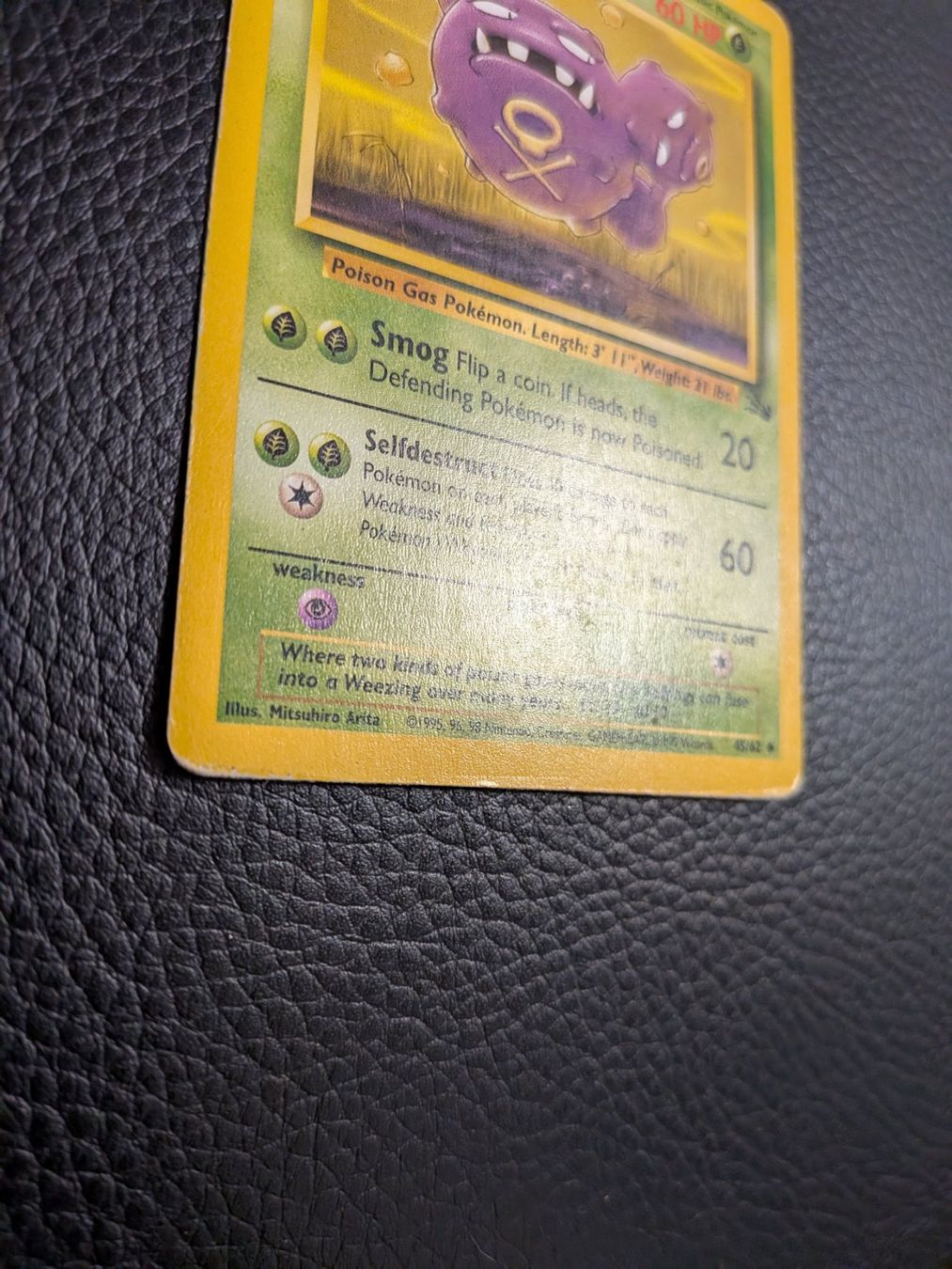 Pokémon Carte collezionabili: Fossil Weezing 45/62 Ab 1 – Usato da Paradiso venduto da Pkmn10 1