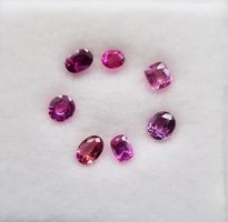 Farbwechsel Saphire 4.92 ct(7 Steine)Srilanka unbehandelt.