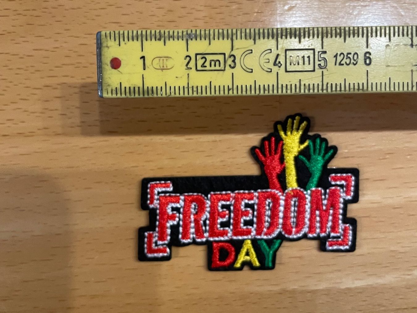 Toppe: Rasta Freedom Day Patch Sticker Aufnäher – Nuovo (secondo la descrizione) da Horn venduto da abutre72