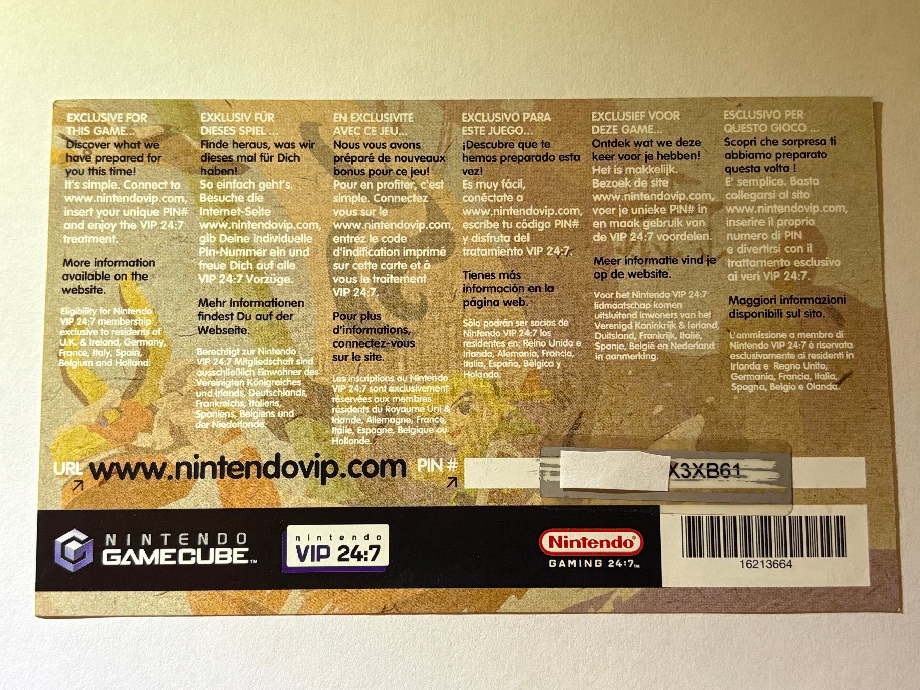 Nintendo Giochi: Zelda The Wind Waker - Nintendo GameCube - VIP Flyer – Usato da Zürich venduto da stechi 1