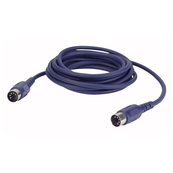 Midi Kabel mit 5-Pol Steckern vergossen 3m 3 Pole verkabelt (Neu und ...