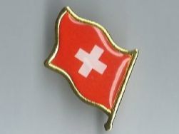 Placchette & Badge: Schweizer Flagge Pin – Usato da Zürich venduto da t24_de