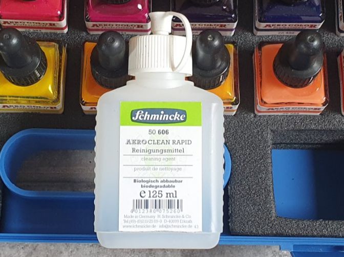 AERO COLOR Airbrushfarbe 250ml Schwarz - SCHMINCKE Airbrushfarben SCHMINCKE Künstlerfarben