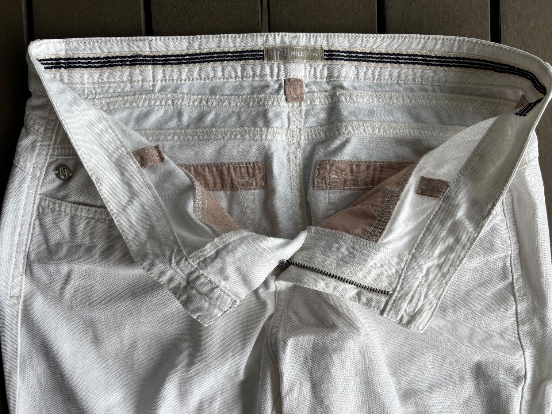 Nile Pantaloni: Nile Sommerhose, Gr. M, weiss – Nuovo (secondo la descrizione) da Ebnat-Kappel venduto da Molton 4