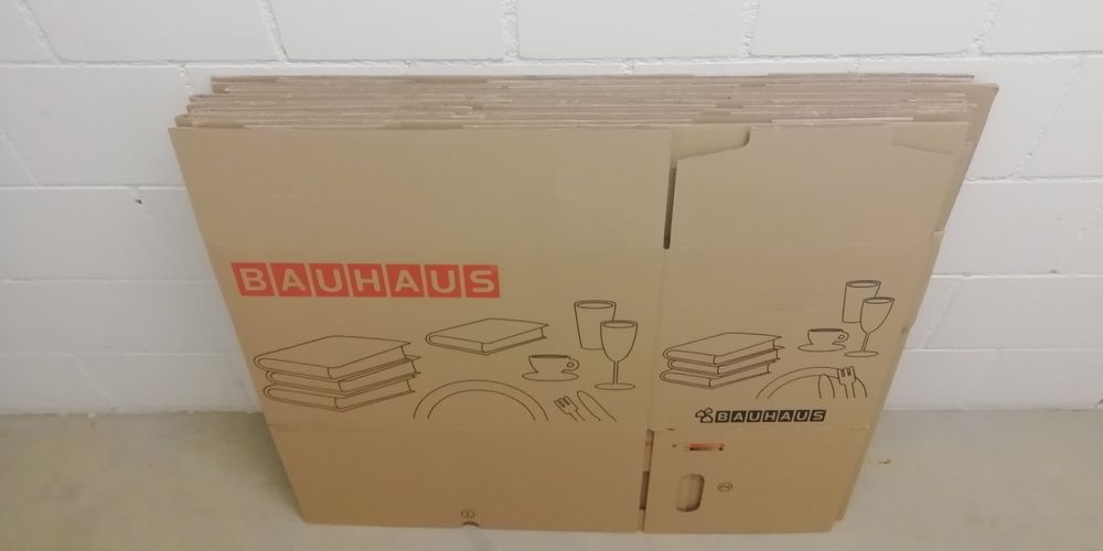 Umzugskartons 9x Bücher und Geschirrbox von Bauhaus Kaufen auf Ricardo