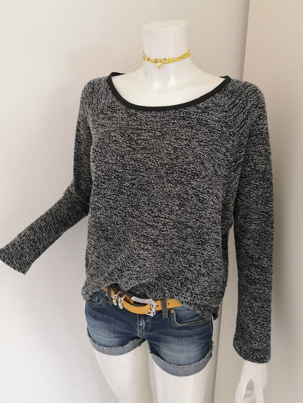 Mango Maglioni & Felpe: 🤩MANGO STRICK PULLOVER ANTRAZIT & SILBERFADEN NEU & D&G P. – Nuovo (secondo la descrizione) da Olten venduto da Naja-Twins-Twins 1