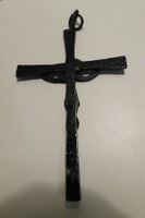 Kreuz altes Kreuz handgeschmiedet   21 cm hoch  14 cm