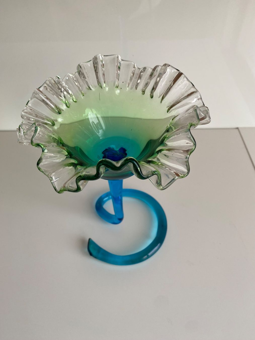 Murano Gläser: Murano Schale mit Fuss – Gebraucht aus Menziken von Beemwe1 2