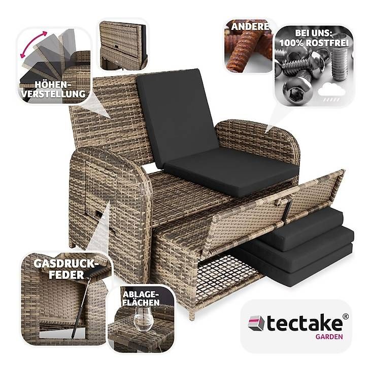 Divani: Outdoor 2er-sester-sofa Tectake – Usato da Adliswil venduto da Vannili 1