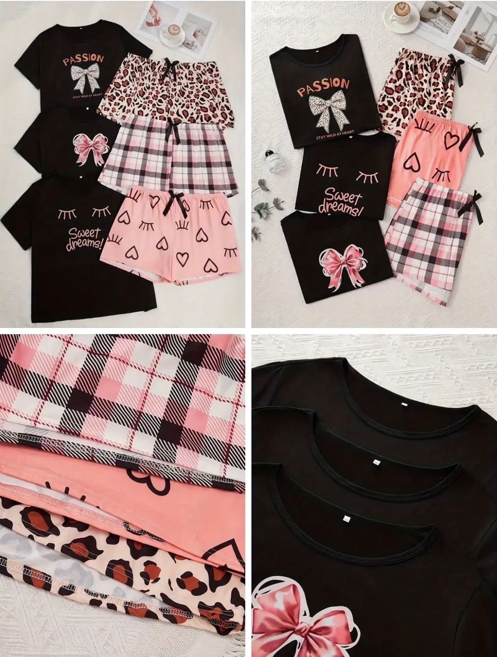 Negligees & Pigiami: 3x Schlafanzug-Pyjama-kurz-hoher Tragkomfort-Topangebot – Nuovo e nell'imballaggio originale da Teufenthal AG venduto da MeineSchatztruhe
