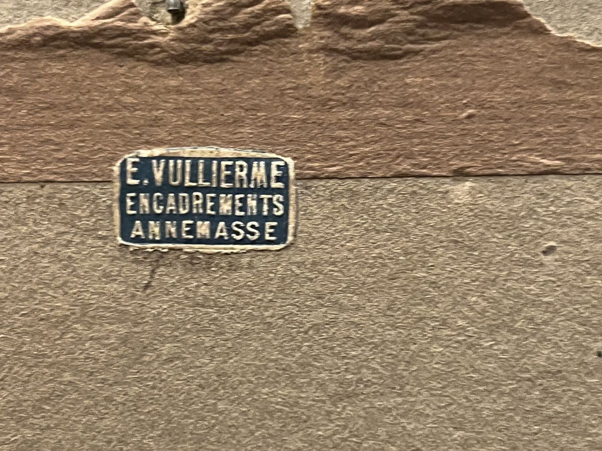 Gemälde: SIGNÉ R.BIACABE DATÉ 1940 aquarelle – Gebraucht aus Genève von Qanil77 5