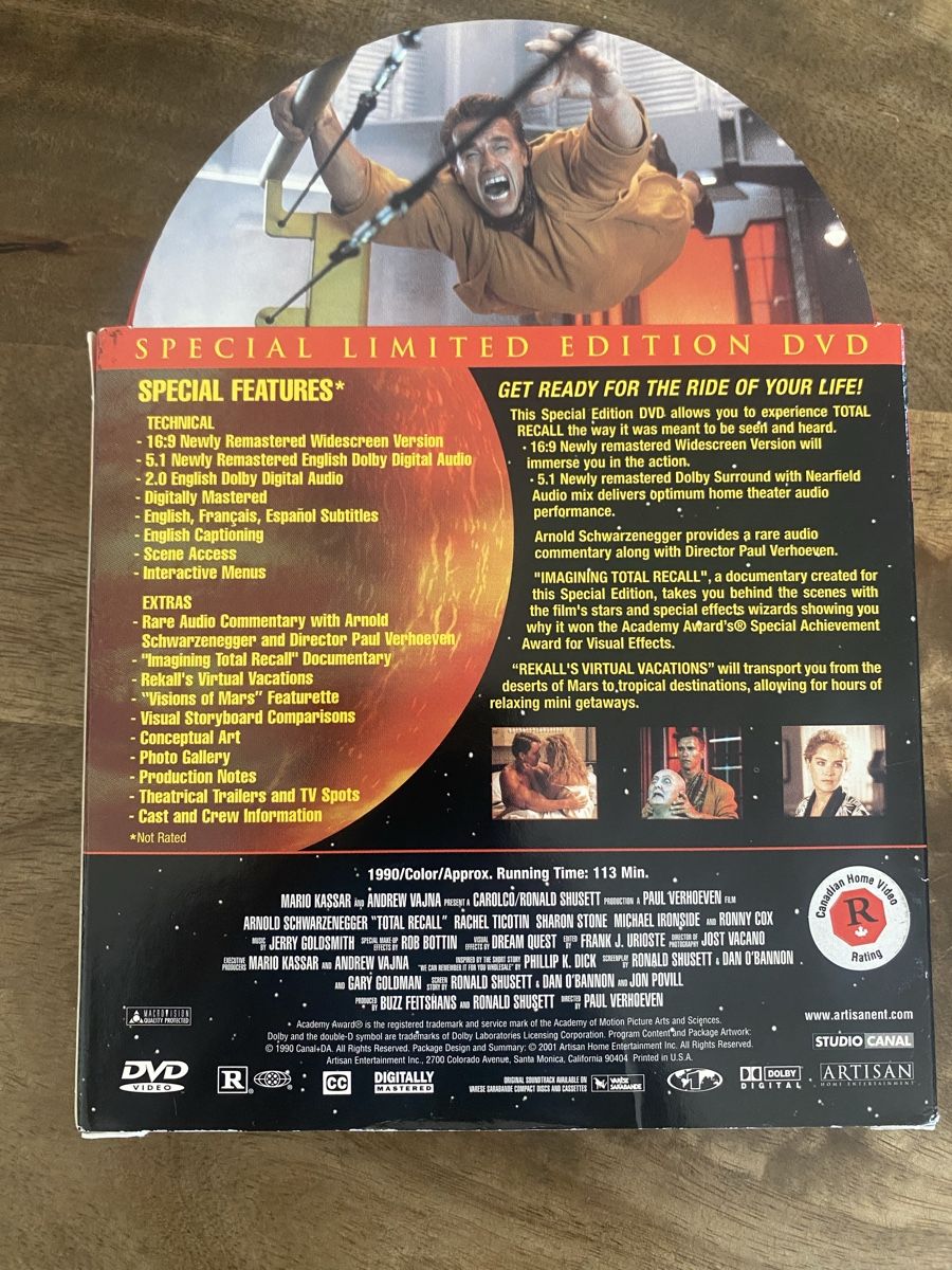 Alle DVDs: Total Recall – Special Limited Edition DVD – Code 1 – Gebraucht aus Rüschlikon von Granulat204 1