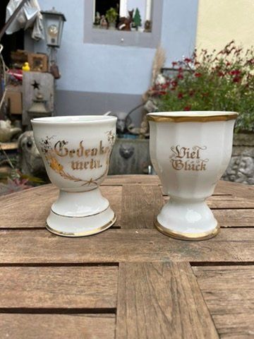 Tassen: Porcellan- Becher – Gebraucht aus Forch von ESELSTEIN