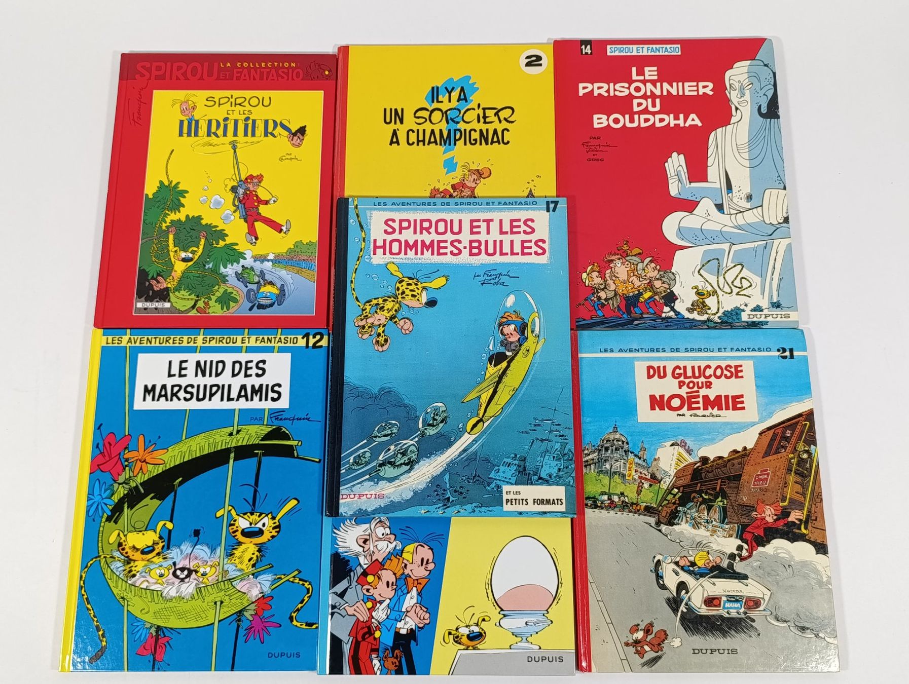 Fumetti: 7 BD Les aventures de SPIROU et FANTASIO – Usato da Thielle venduto da Plusvalue_Neuchatel
