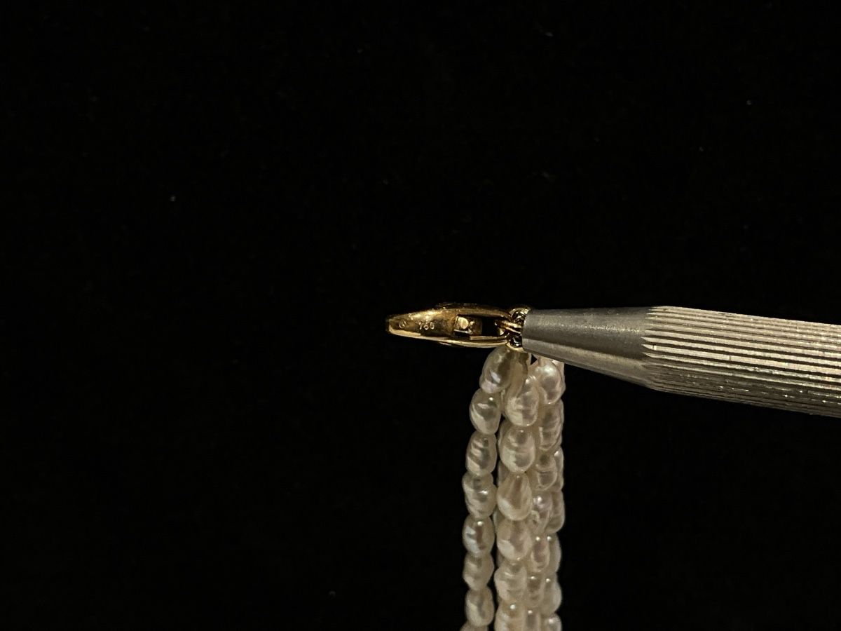 Catenine: Echt Perlenkette 18k Verschluss – Usato da Schaffhausen venduto da glamour-shop 3