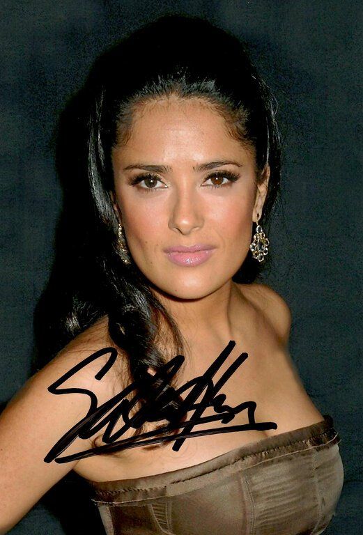 Autografi: Salma HAYEK / TOP AUTOGRAMM – Usato da Egg b. Zürich venduto da Dbunny