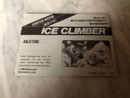 ANLEITUNG FÜR ICE CLIMBER NINTENDO NES