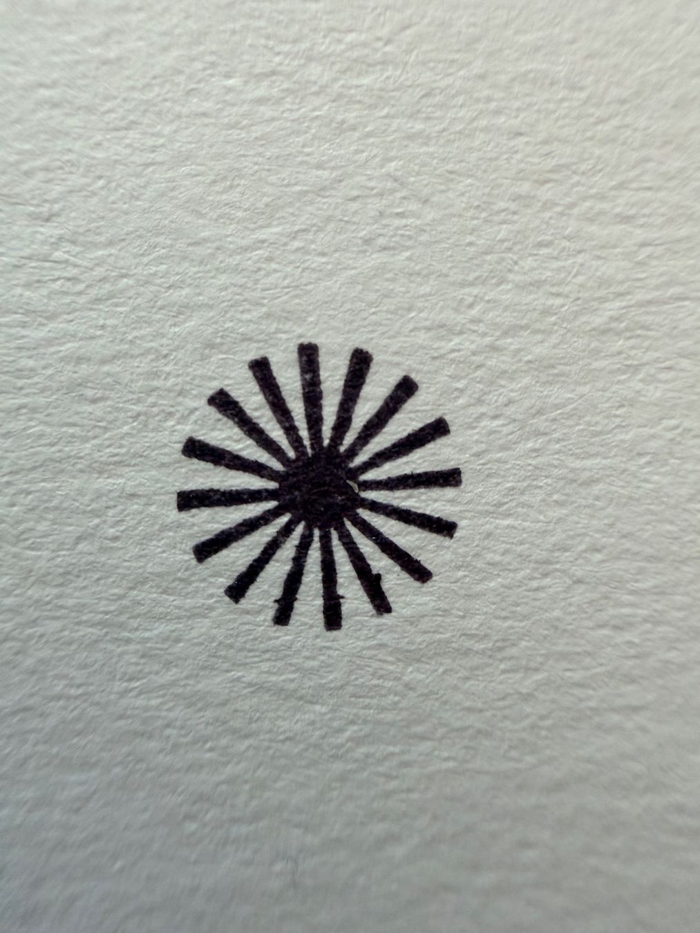 Stempel: Perlenfischer Gummistempel Rosette / Strahlen – Muster – Gebraucht aus Thun von dar_fz6y