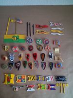Playmobil  Ersatzteile, Schildern, Fahnen. für Ritter Ab 1.-