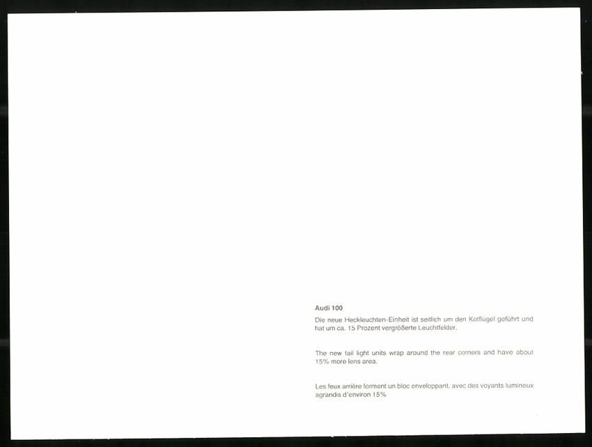 Fotografie & Manifesti: Fotografie Auto Audi 100 GL 5E, Limousin – Usato da Berlin venduto da bartko-reher 1